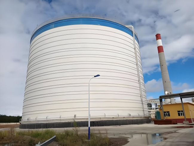 南充粉煤灰储存罐气化出料系统选型安装